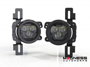 Jeep Wrangler JL LED Fog Light Kit - 4Banger Series - Morimoto - NCS/Wide/Yellow Jeep Wrangler JL LED Fog Light Kit - 4Banger Series - Morimoto - NCS/Wide/Yellow